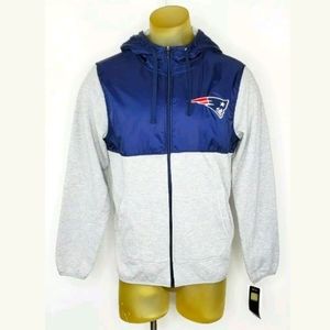 New England Patriots NFL Zip-up mens hoodie